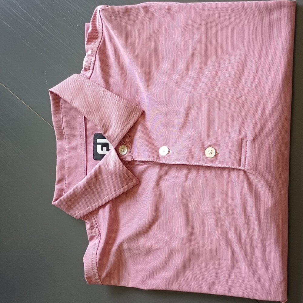 Foot Joy Striped Men's Short Sleeve Shirt SZ: XL
